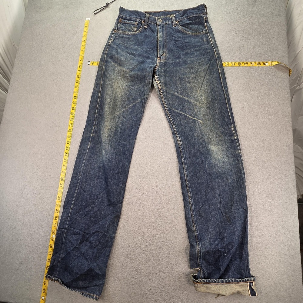 VTG Levis 503 Jeans Mens Selvedge LVC Straight Japan Thrashed Fits 29x36